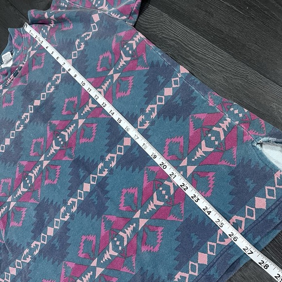 Vintage‎ 90s Nuovo Sweater Womens Small Mock Neck Southwest Native Aztec READ - Picture 3 of 9